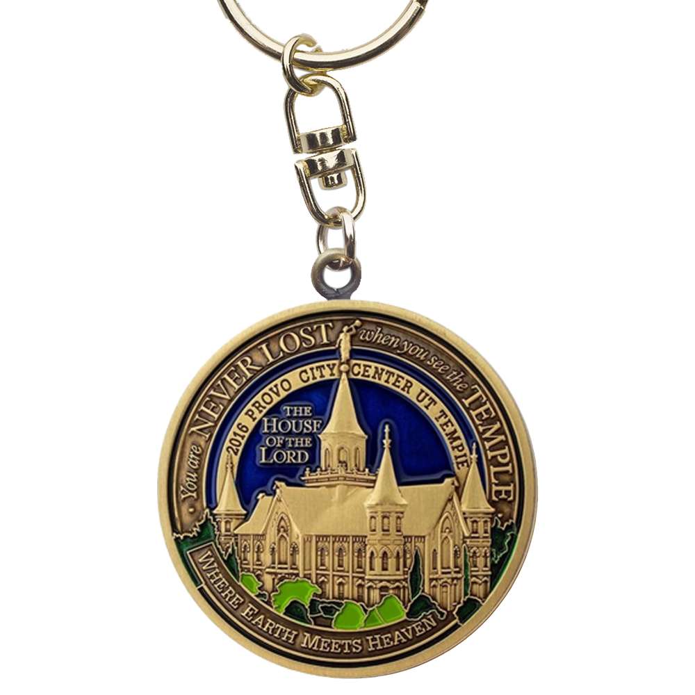 Provo City Center Utah Temple Keychain