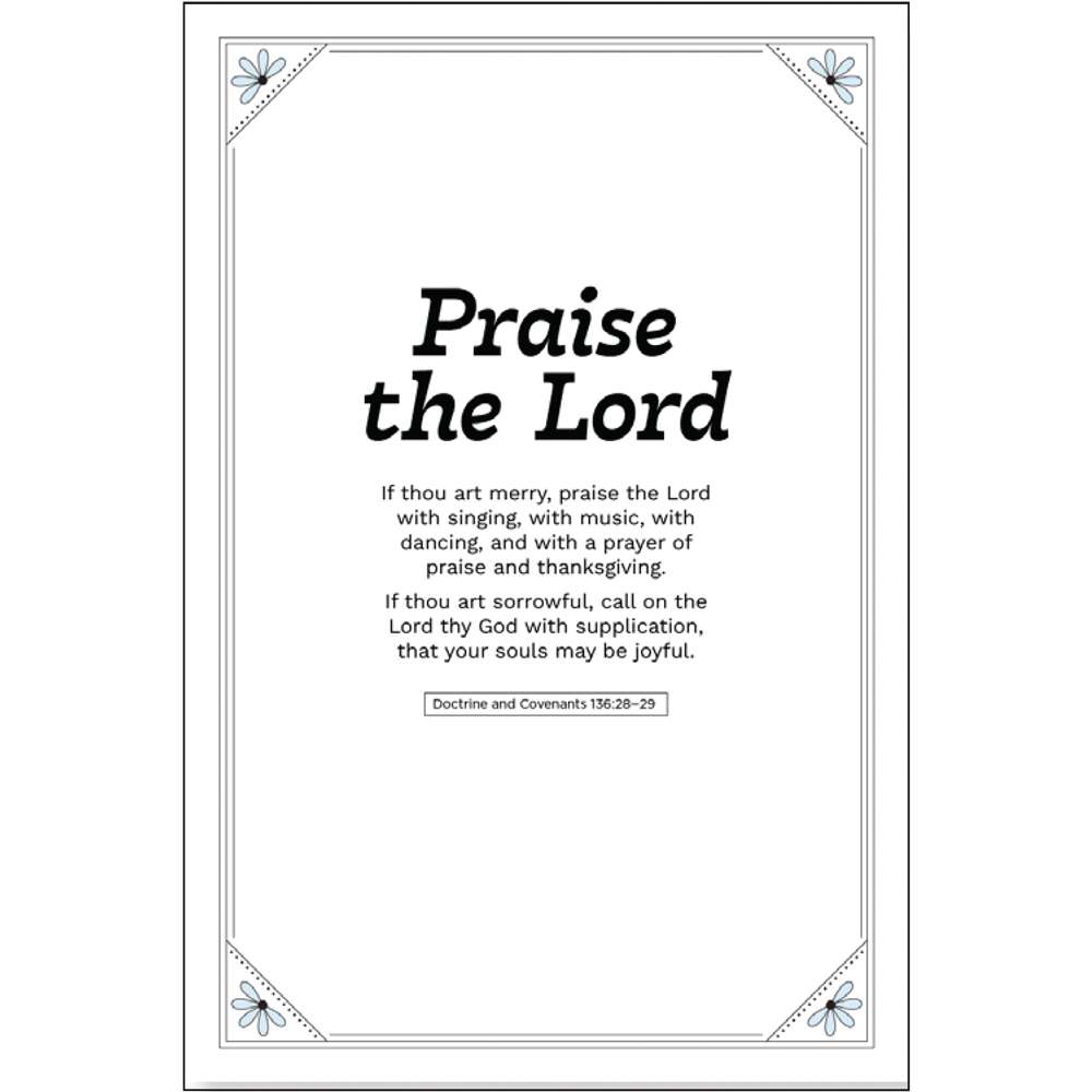 2025 Monthly Scripture Posters, Doctrine and Covenants, , large image number 3