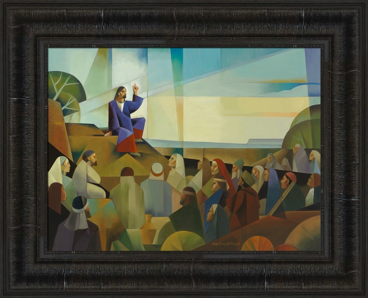 Sermon on the Mount (24x29 Framed Art), , large image number 0