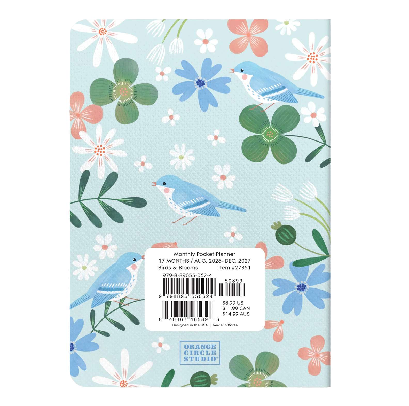 2027 Birds and Blooms 17-Month Pocket Planner, , large image number 6
