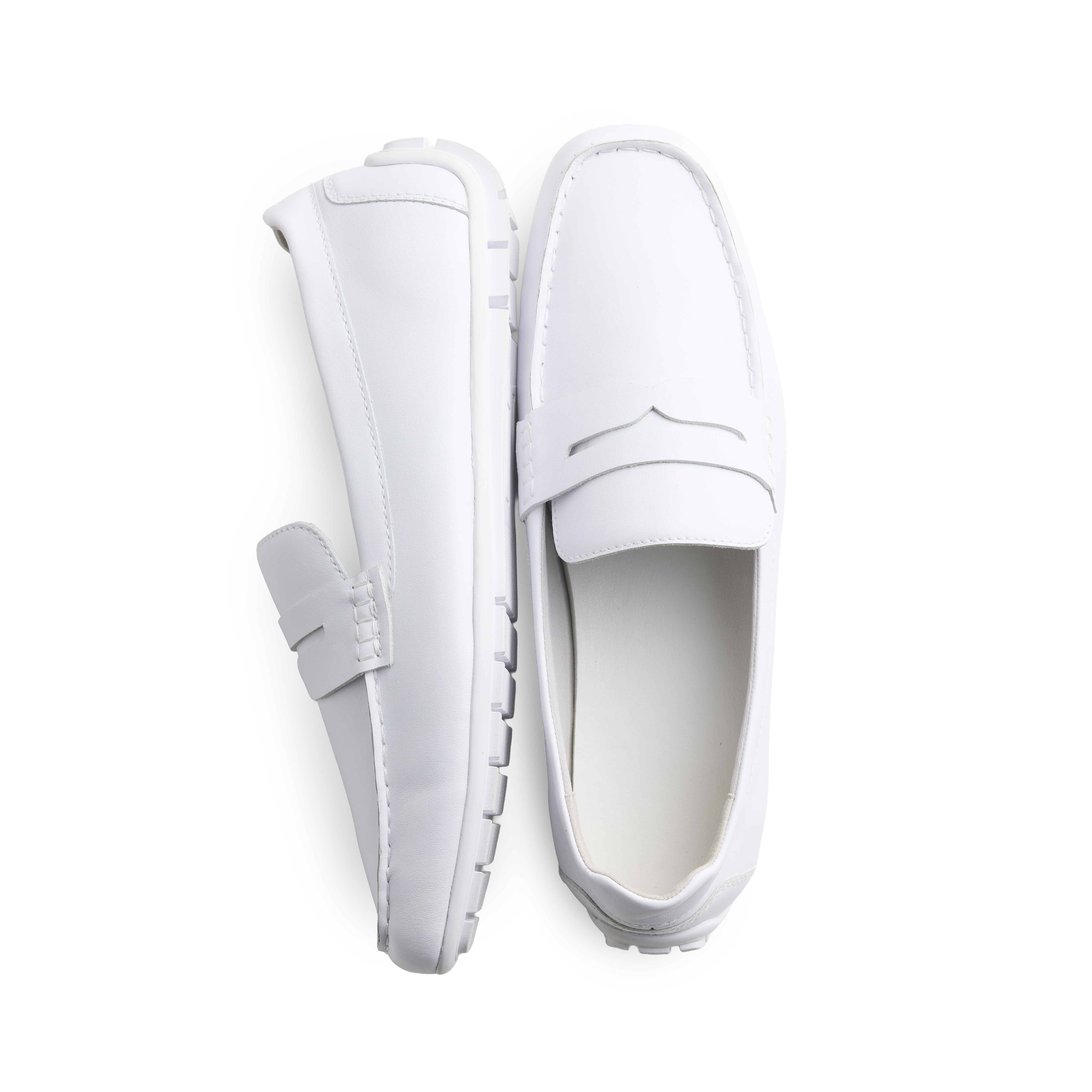本日セール！新品新作 LOAFER23、5サイズ ホワイト Men's White Leather Loafer Temple Shoe - Cannon & Sons | Deseret Book