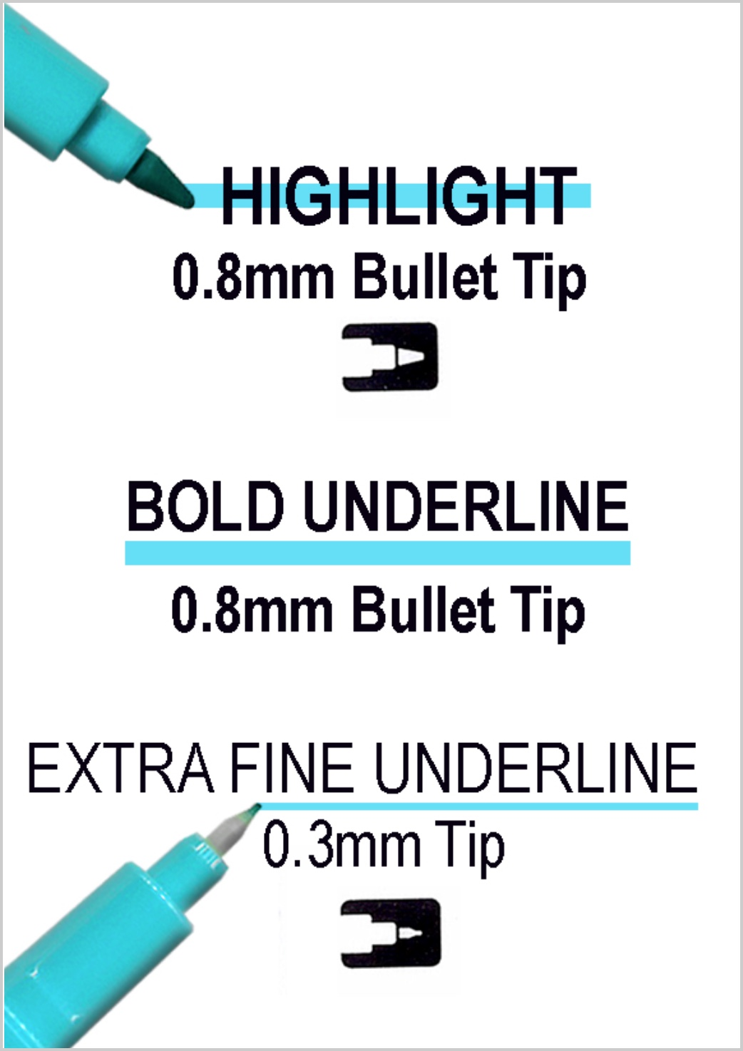 Dual Tip Marker Set, , large