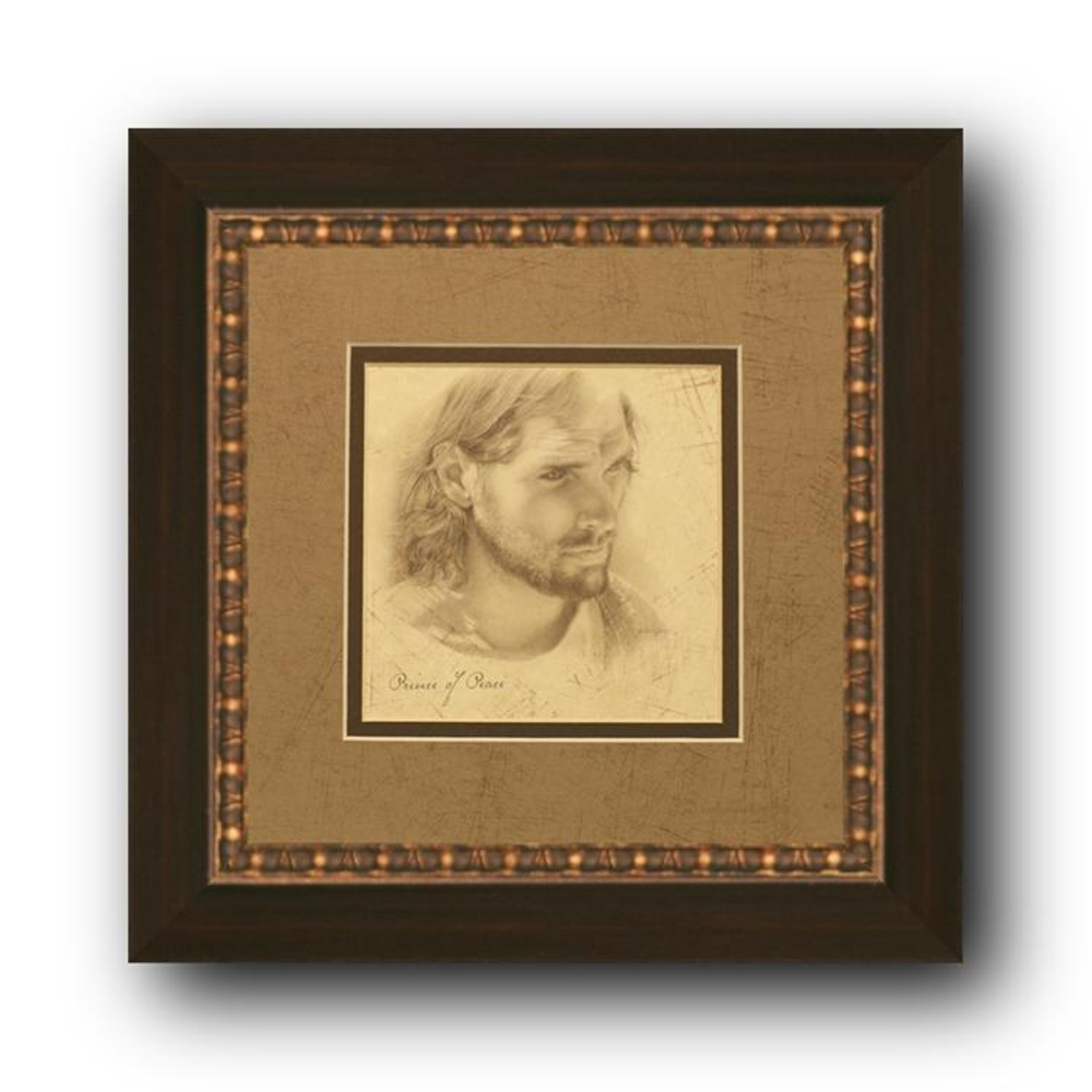 Prince of Peace Sketch (11x11 Framed Textured Print),  Prince of Peace Sketch (11x11 Framed Textured Print)
