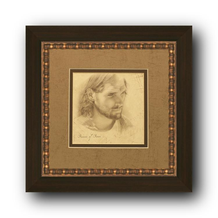 Prince of Peace Sketch (11x11 Framed Textured Print), , large image number 0