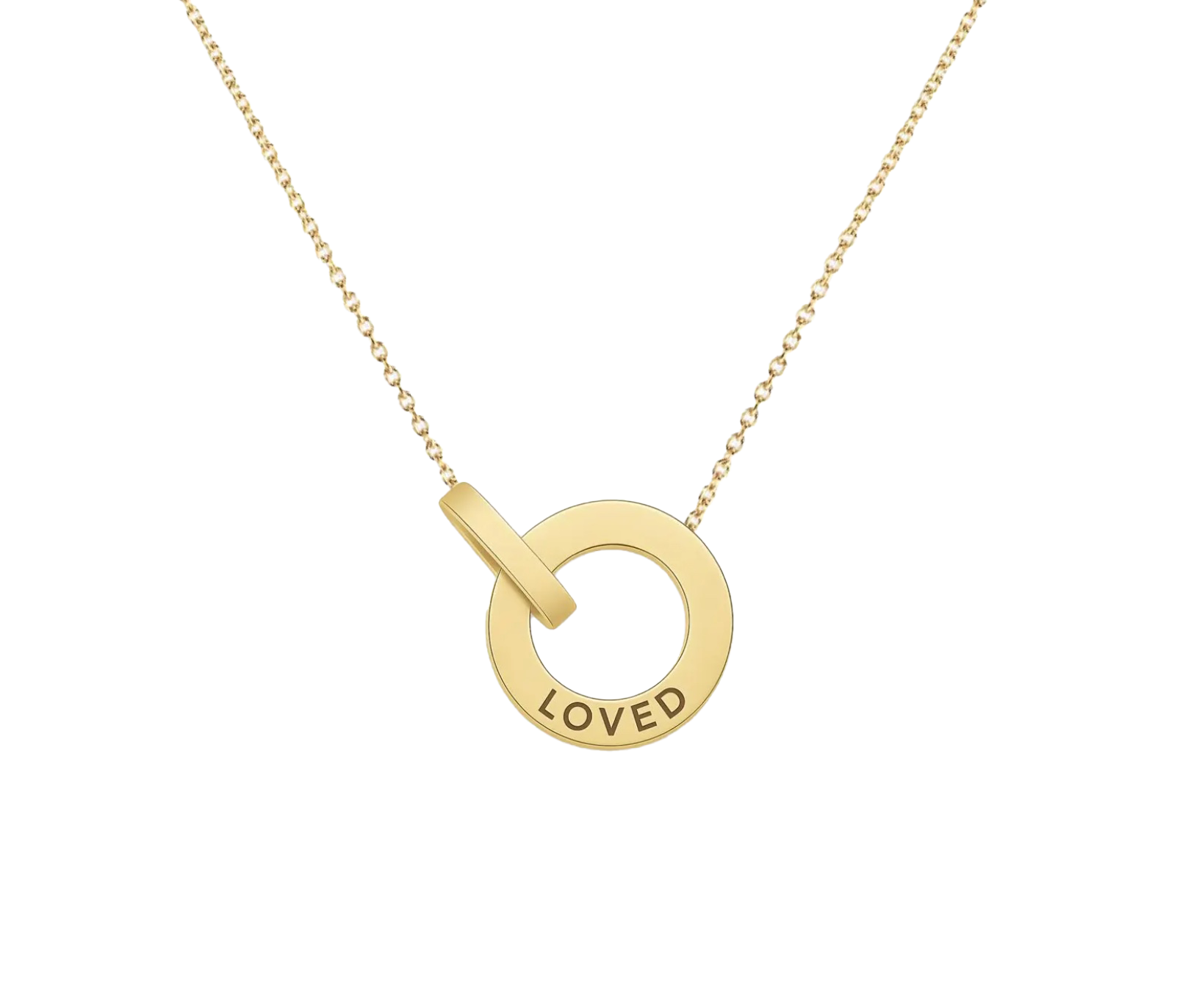 Grandmother Interlocking Ring Necklace, , large