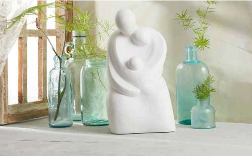 The Family Statue (Marble Resin), , large