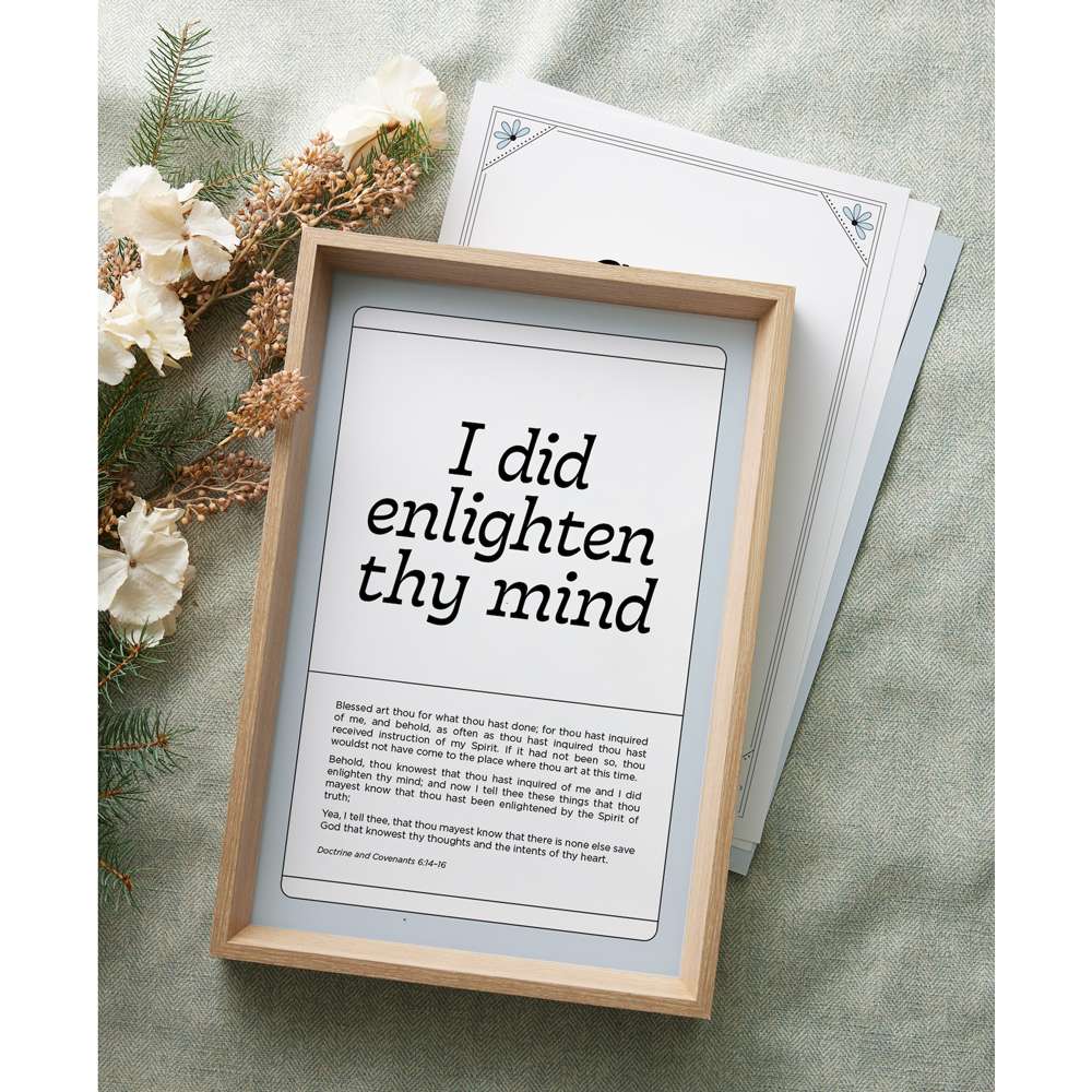 2025 Monthly Scripture Posters, Doctrine and Covenants