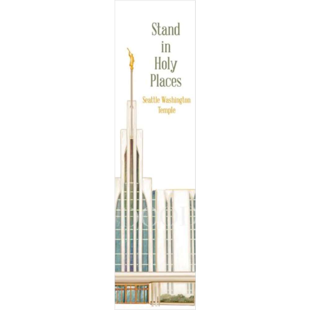 Seattle Washington Temple Bookmark