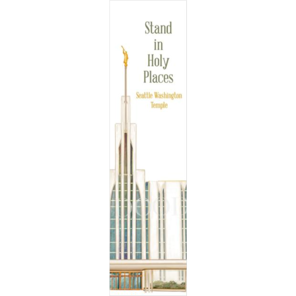 Seattle Washington Temple Bookmark