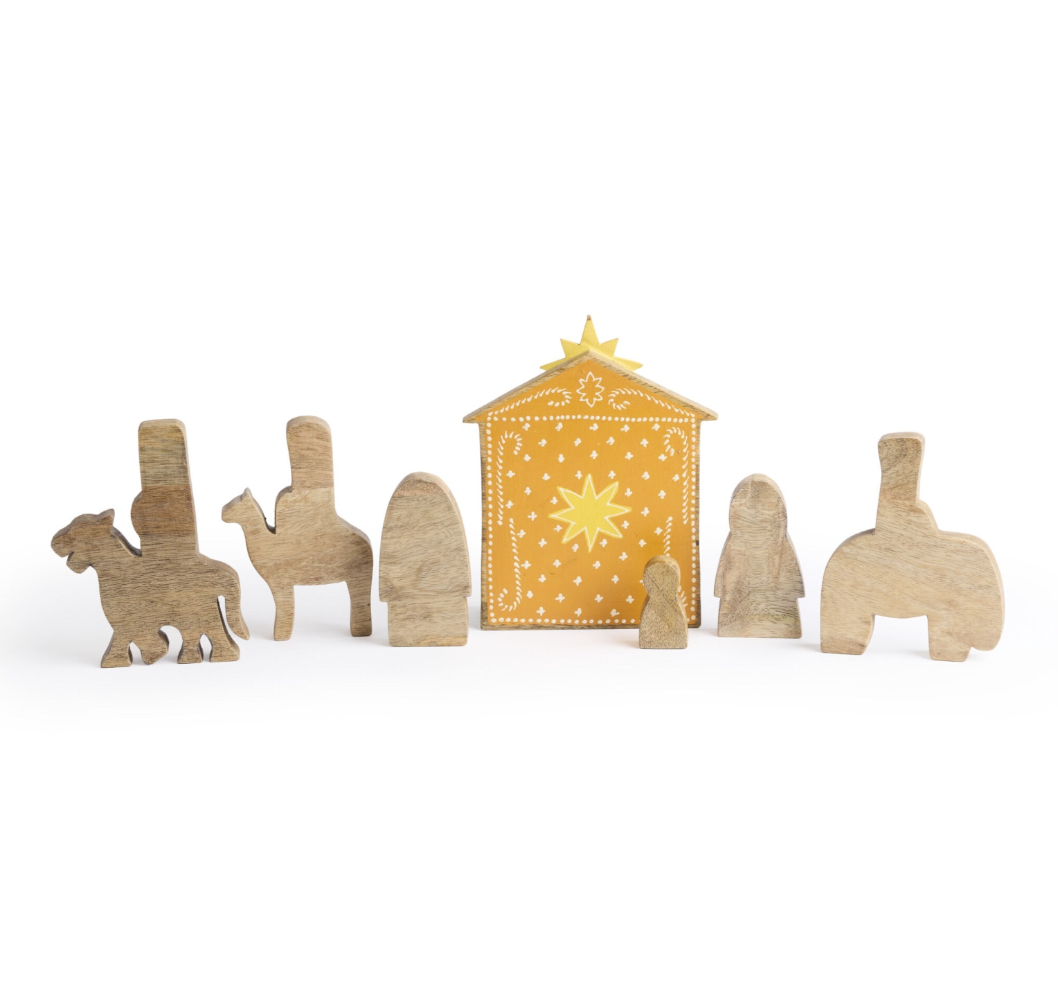 India Mango Wood Nativity, , large image number 2