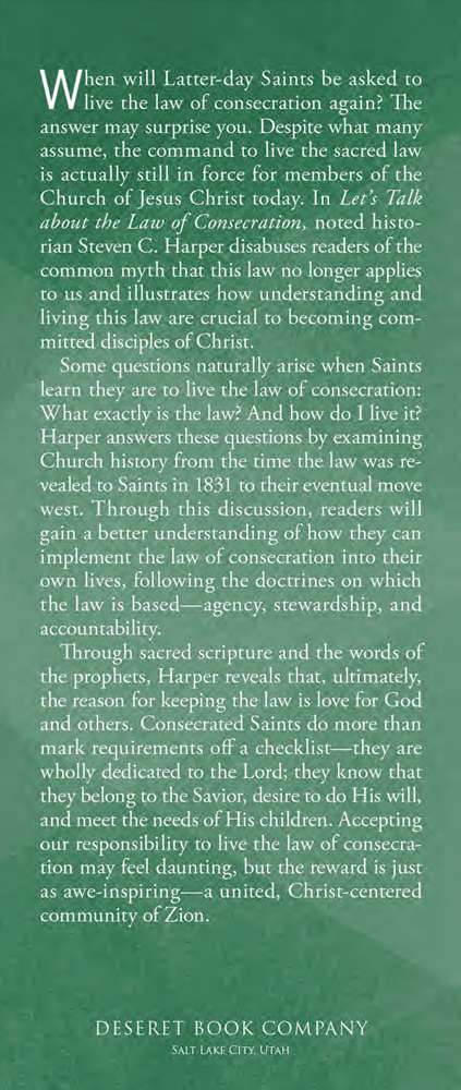 Let's Talk about the Law of Consecration, , large image number 3