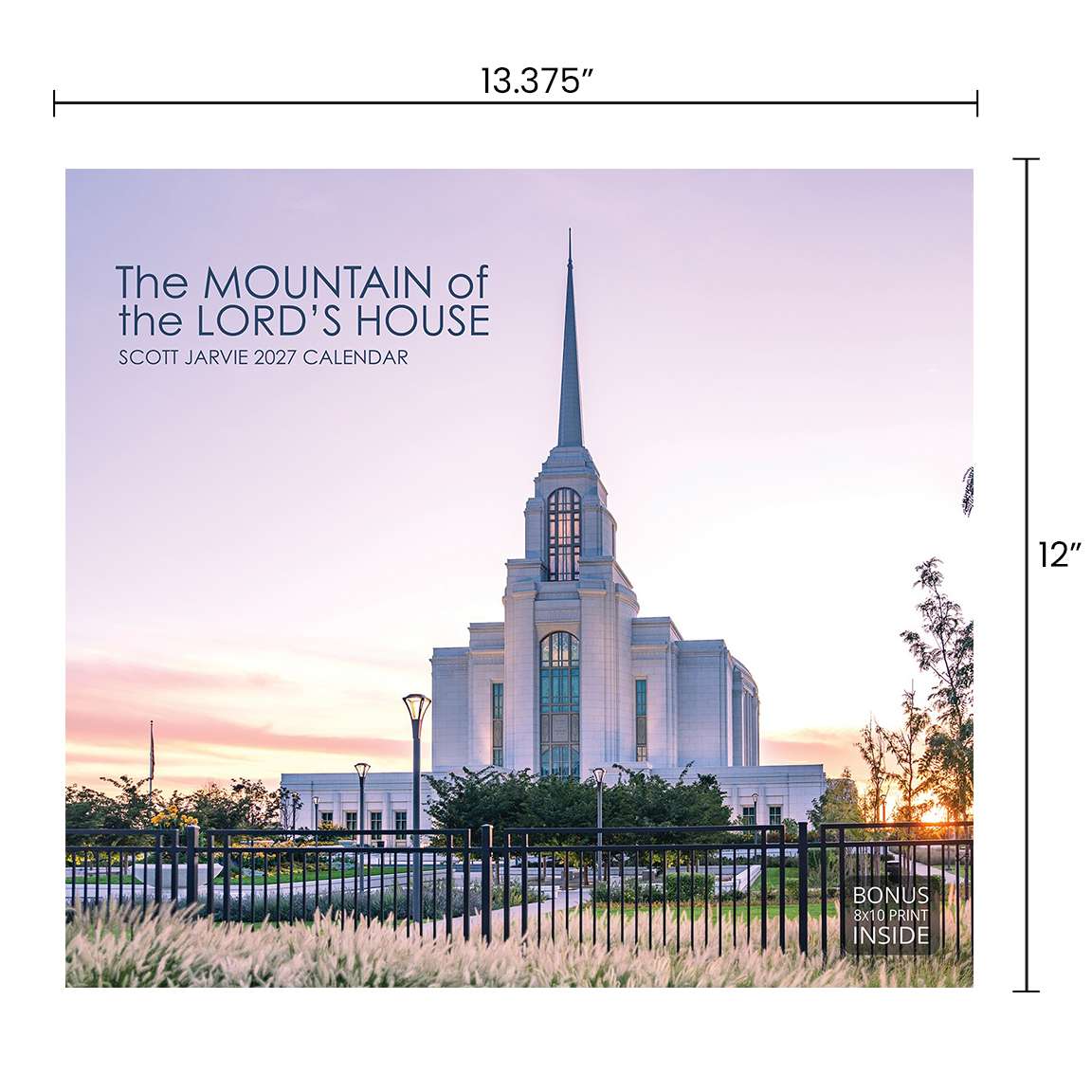 2027 The Mountains of the Lord's House Wall Calendar, , large image number 5