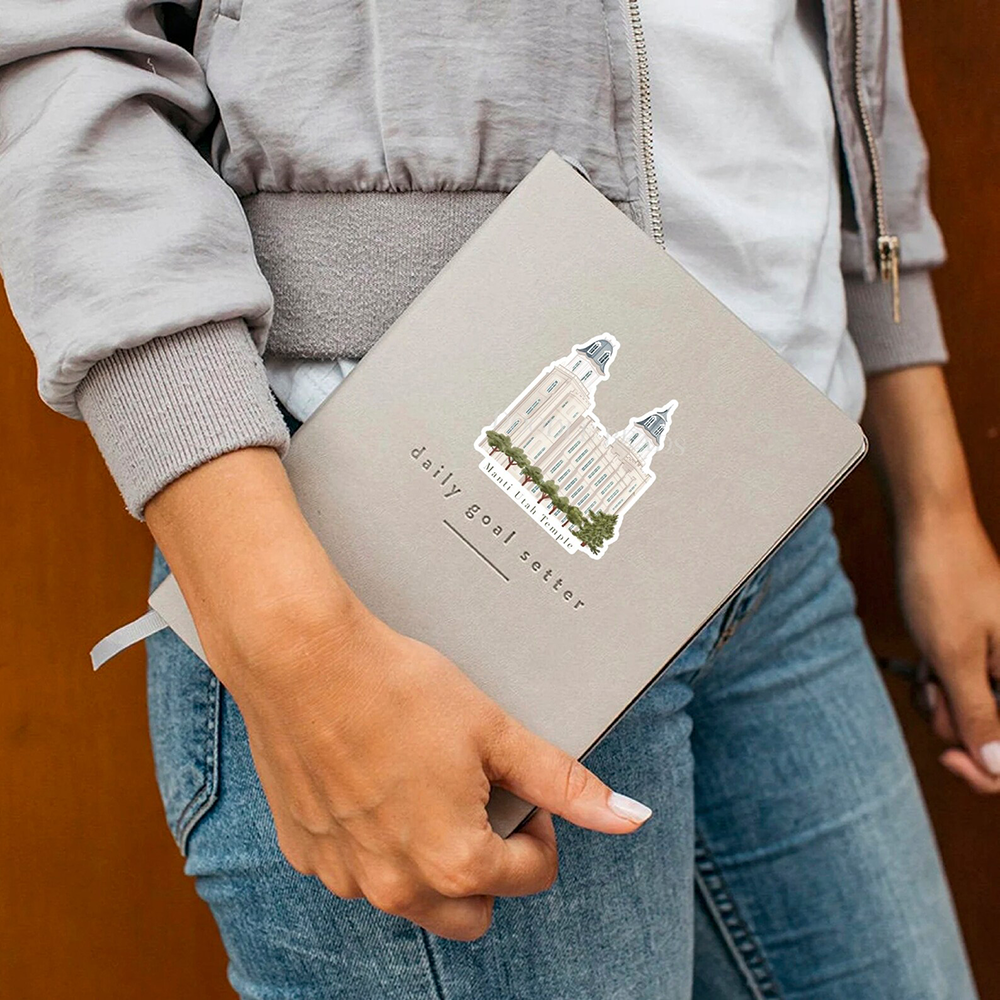 Manti Temple Sticker, , large