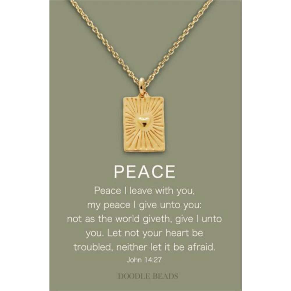 Peace Be Unto You Necklace, , large
