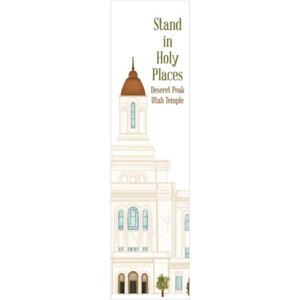 Deseret Peak Utah Temple Bookmark, , large image number 0