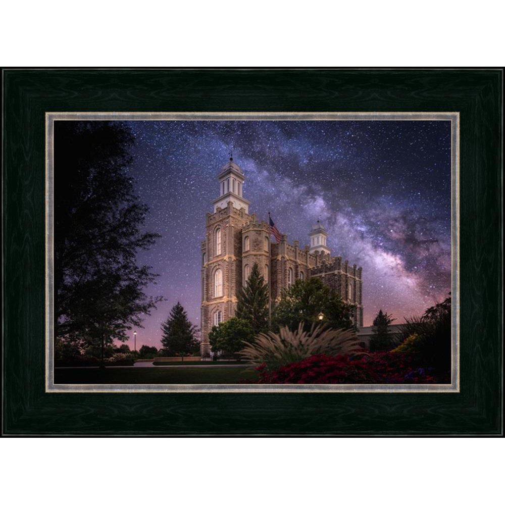 Celestial Temple Series: Logan Temple (25x34 Framed Art)