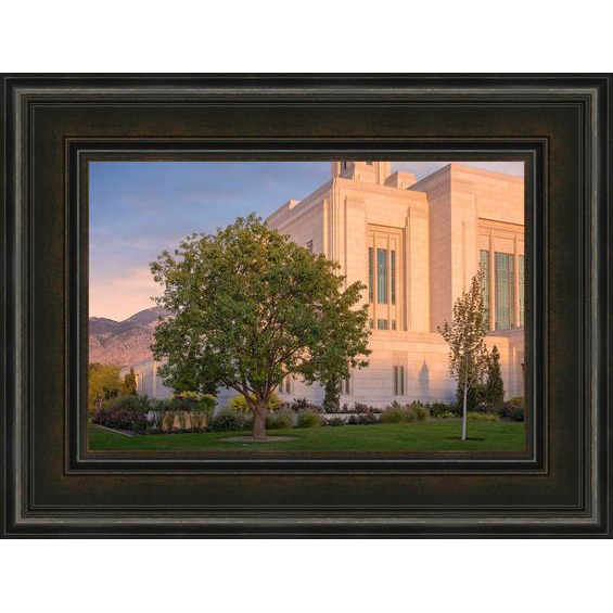 Ogden Temple Peace Be Still (22x29 Framed Art)
