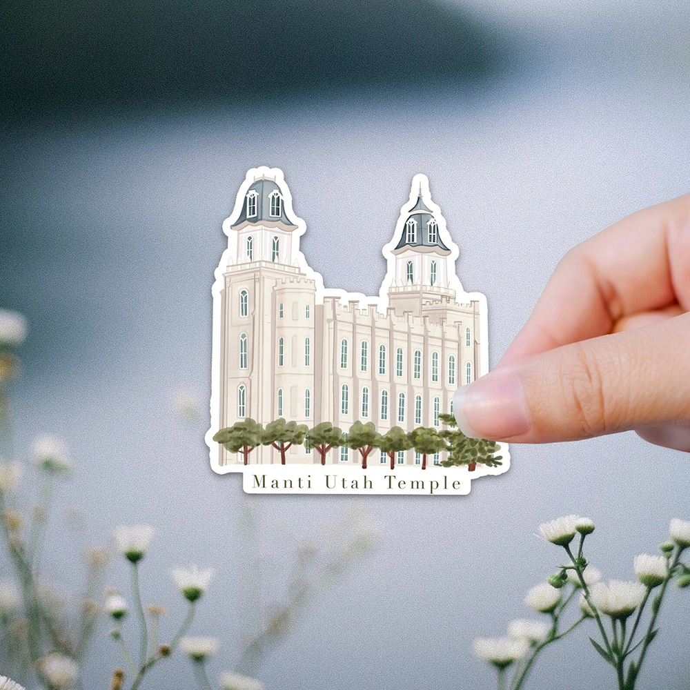 Manti Temple Sticker, , large image number 2