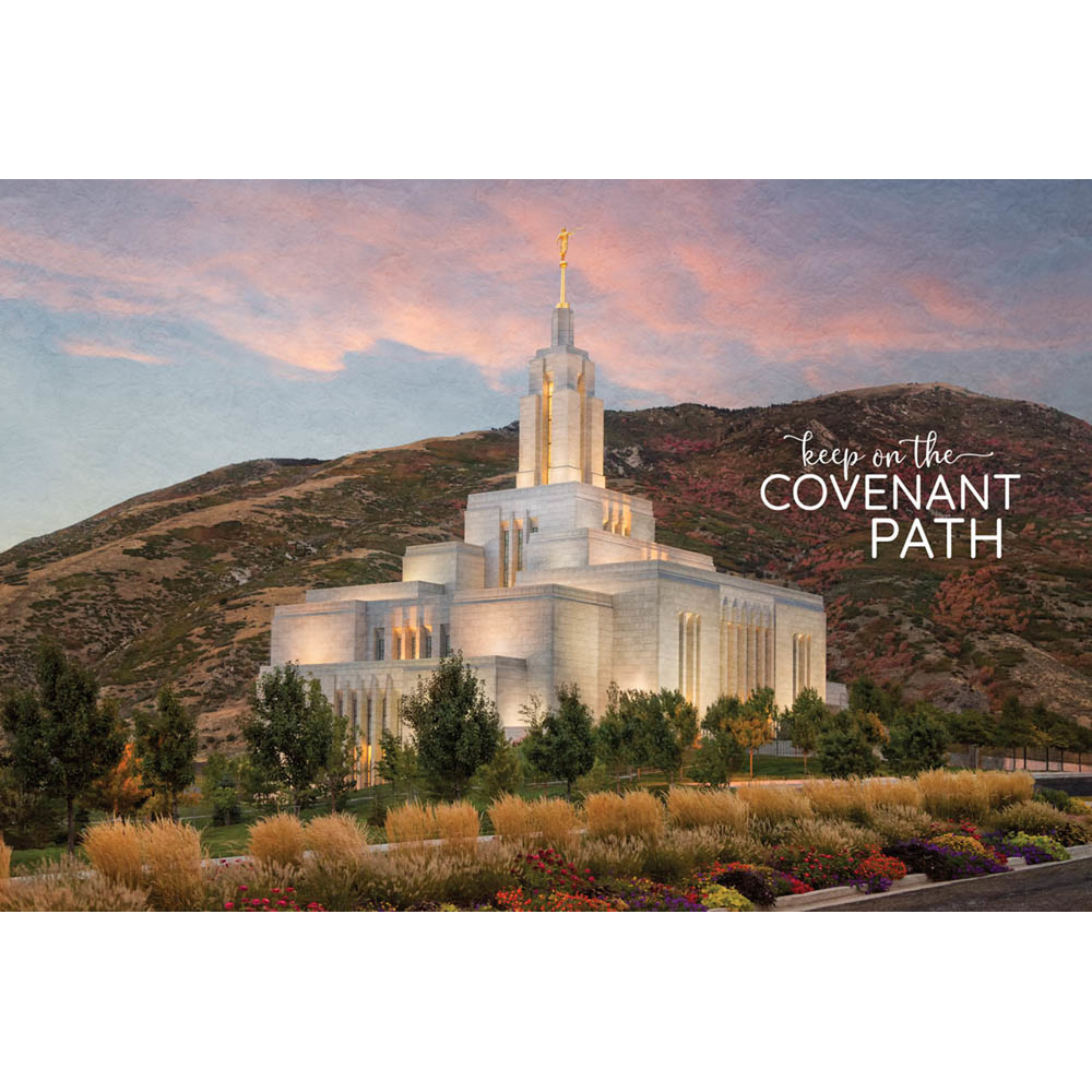 Draper Temple Repositionable Poster