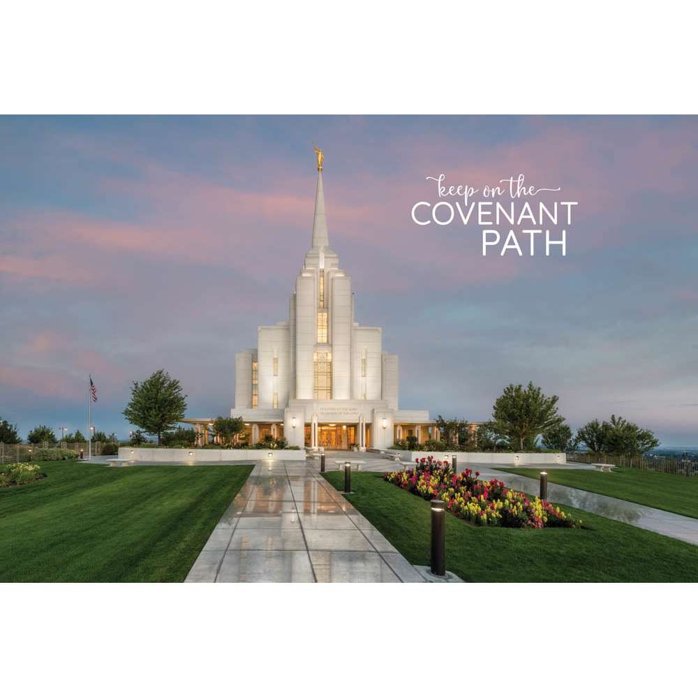 Rexburg Temple Repositionable Poster
