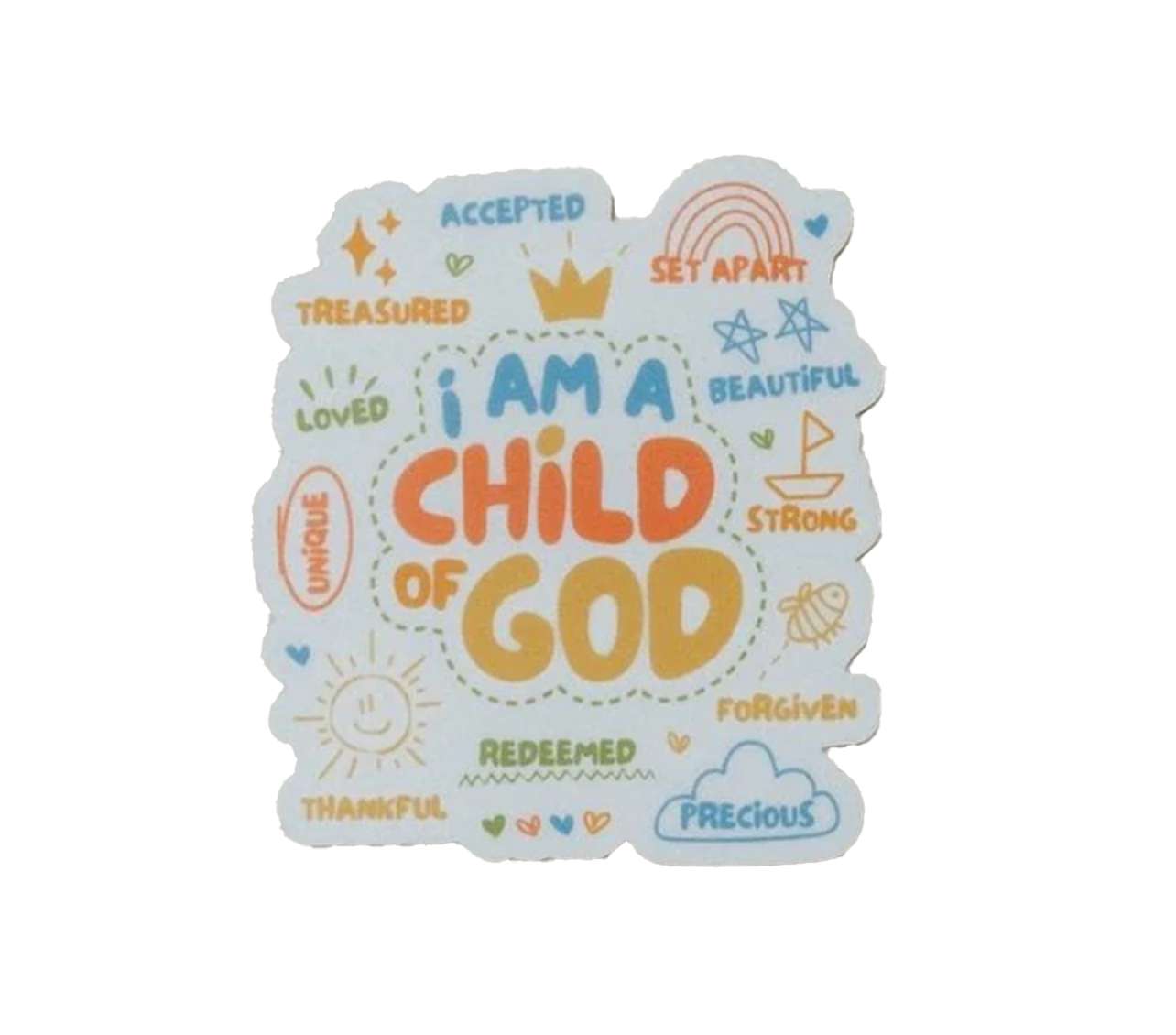 I Am a Child of God Sticker