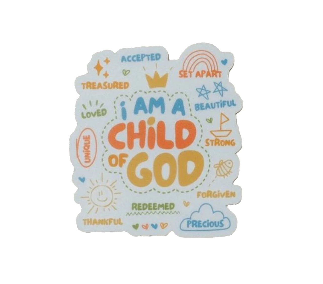 I Am a Child of God Sticker