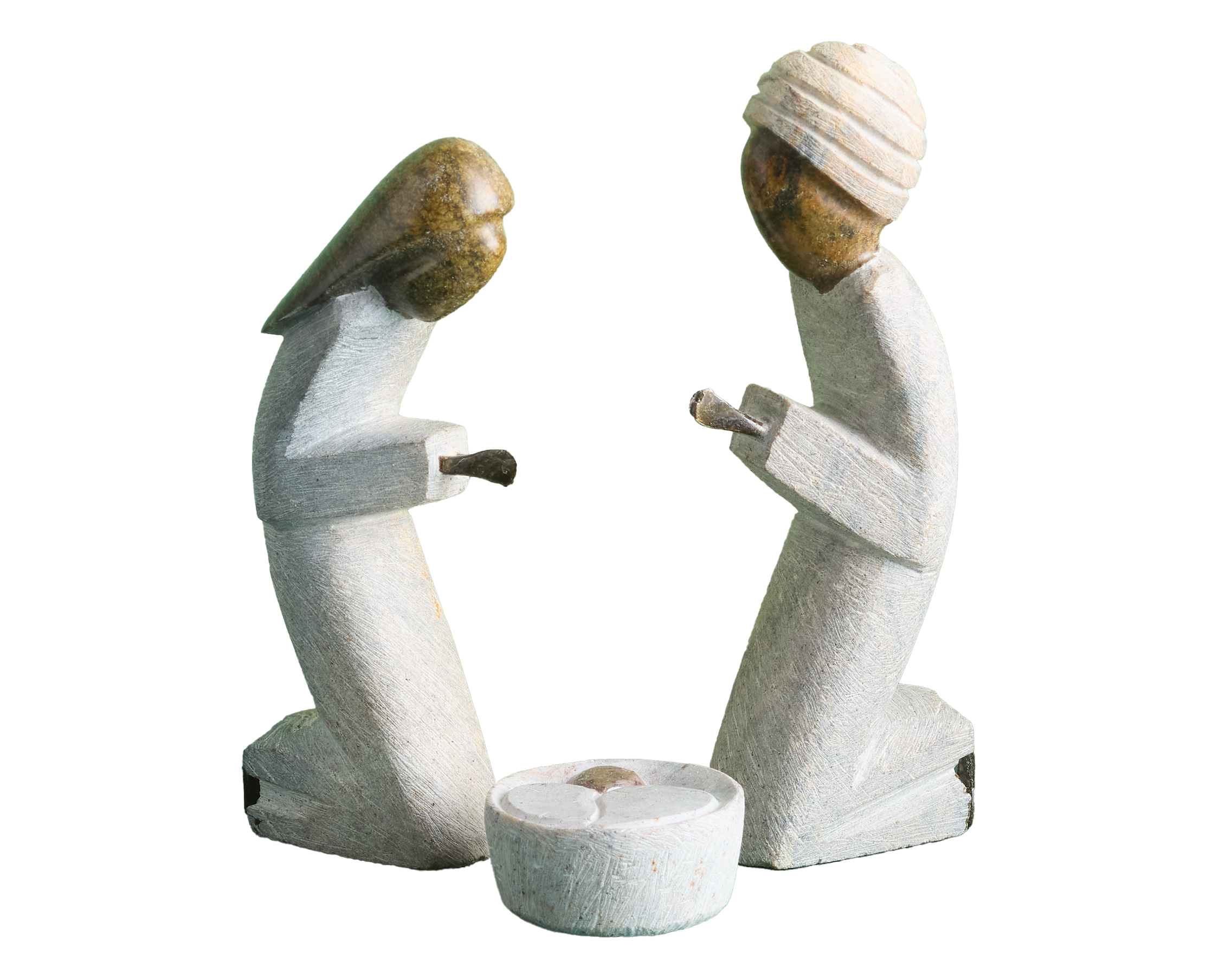 Zimbabwe Kneeling Holy Family Nativity, , large image number 0