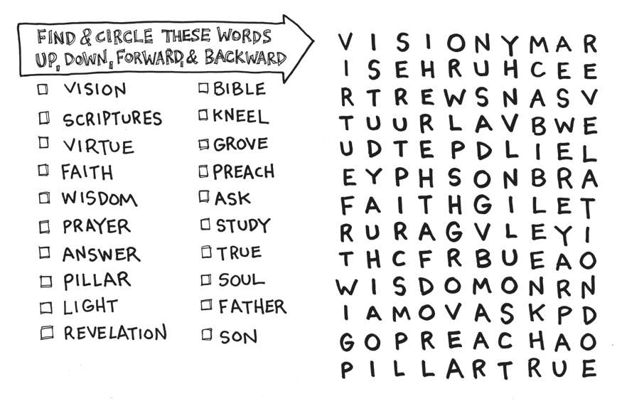 The First Vision Activity Book, , large