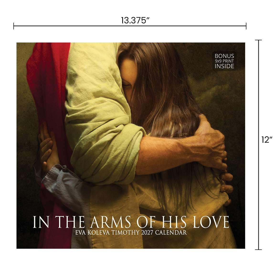 2027 In The Arms of His Love Wall Calendar, , large image number 2