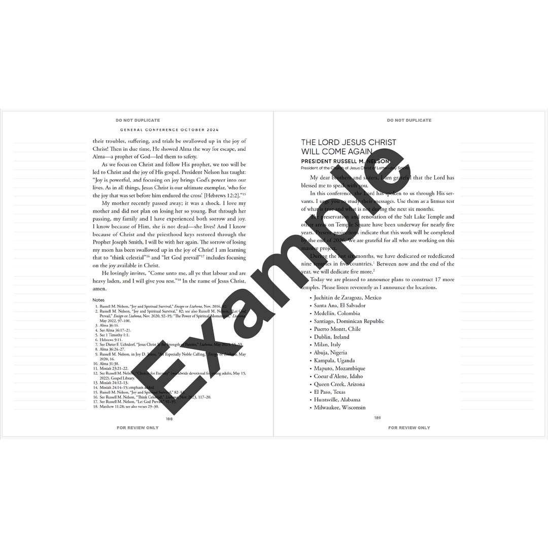 General Conference Addresses, Journal Edition, October 2024, , large image number 2