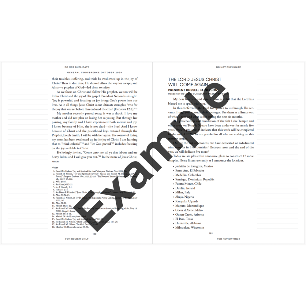 General Conference Addresses, Journal Edition, October 2024, , large image number 2