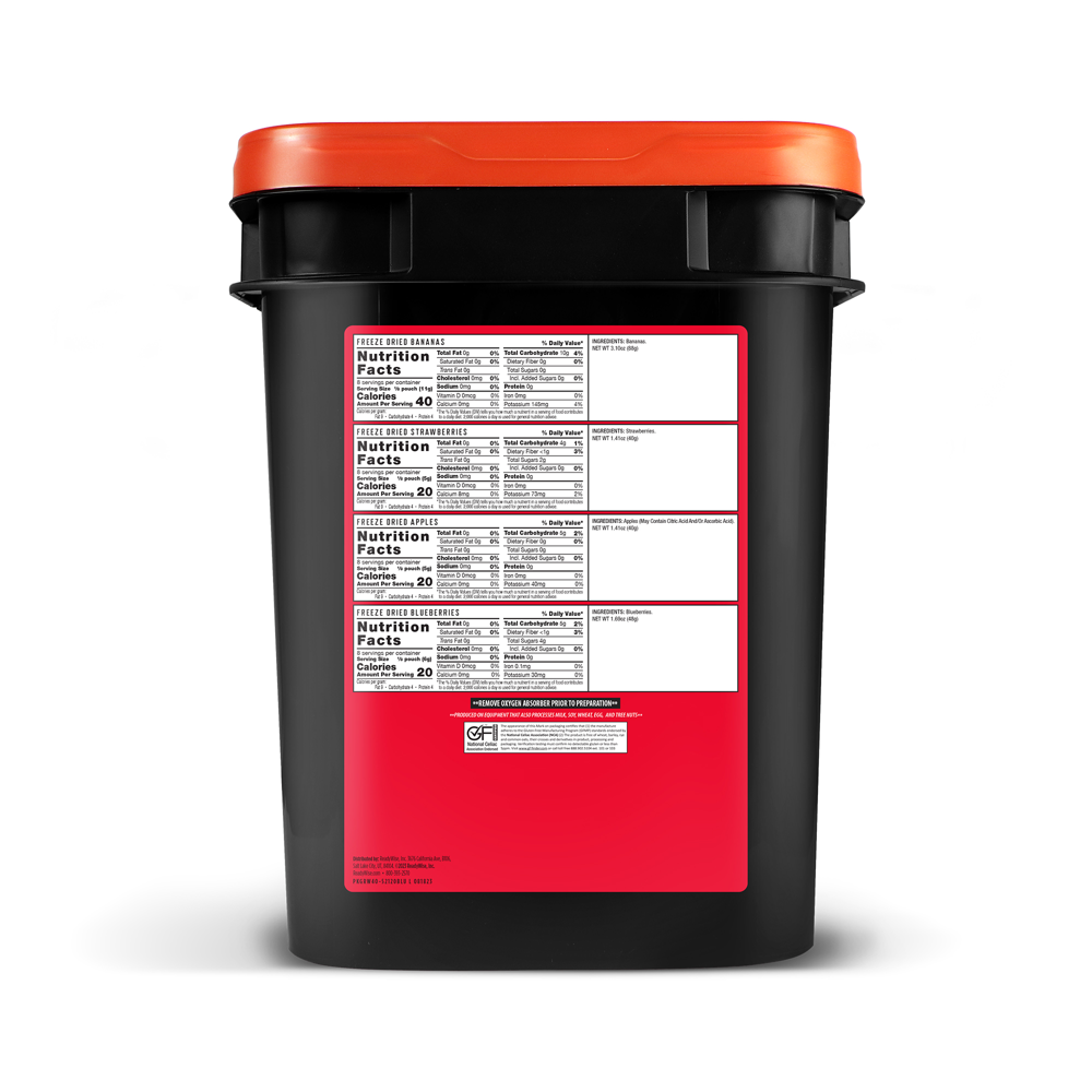 120 Serving Freeze Dried Fruit and Snack Pack, , large image number 5