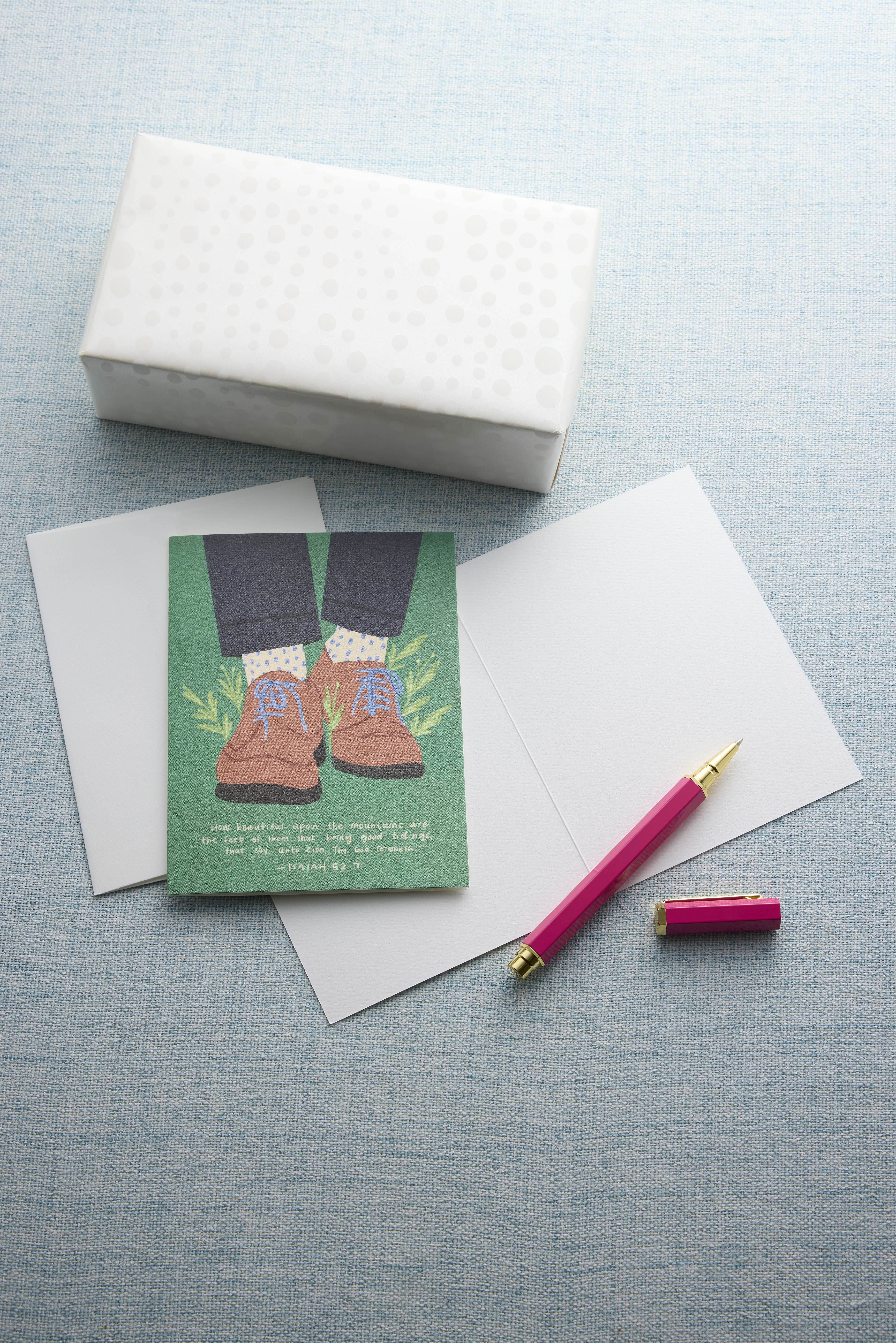 Elder Missionary Shoes Greeting Card, , large image number 3