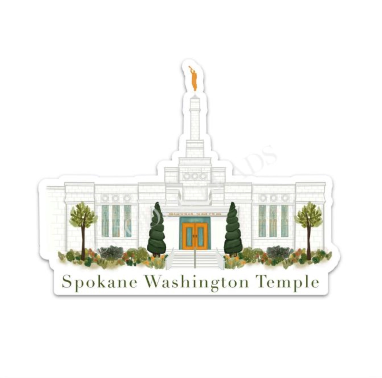 Spokane Washington Temple Sticker