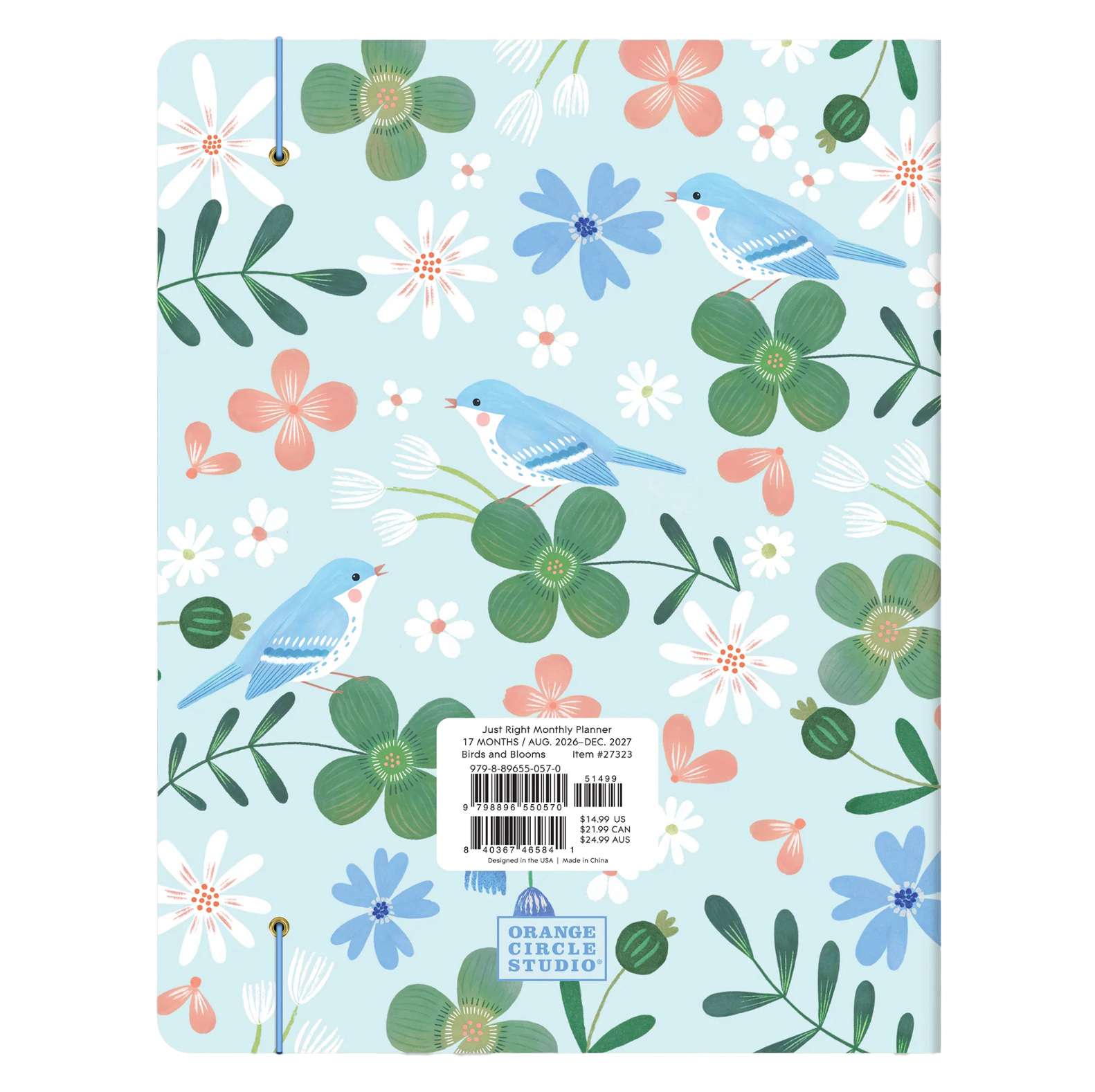 2027 Birds and Blooms Just Right 17-Month Planner, , large image number 6