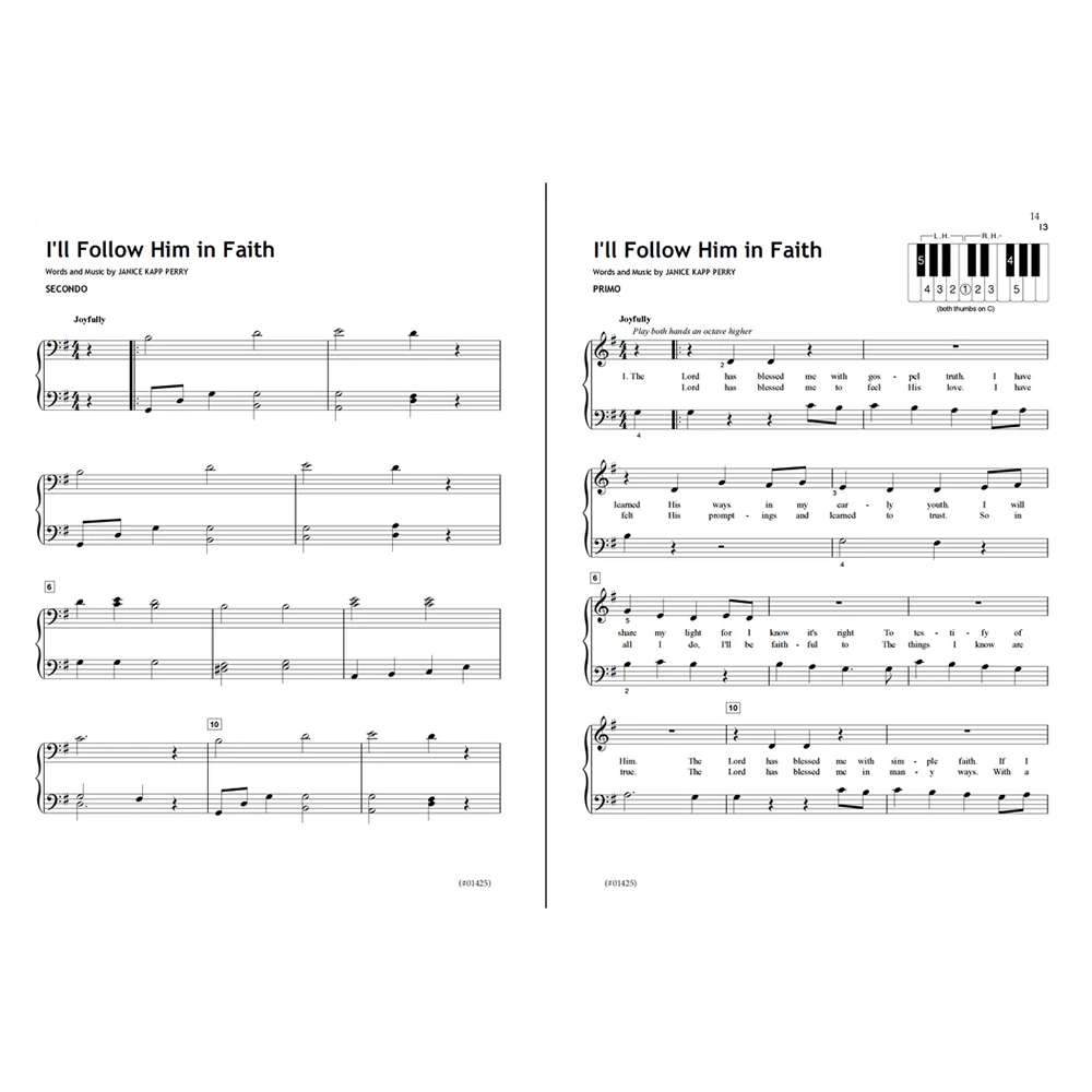 Latter-day Saint Kids Piano Duets Vol. 1, , large