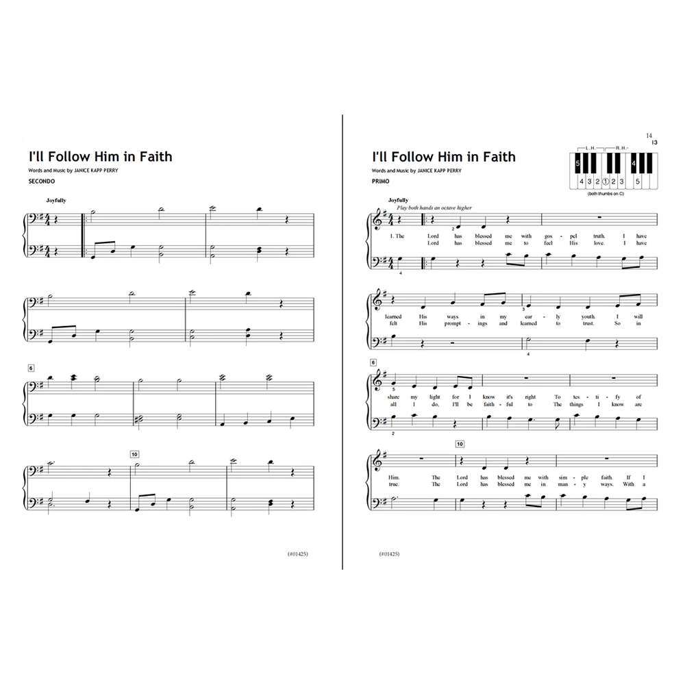 Latter-day Saint Kids Piano Duets Vol. 1, , large