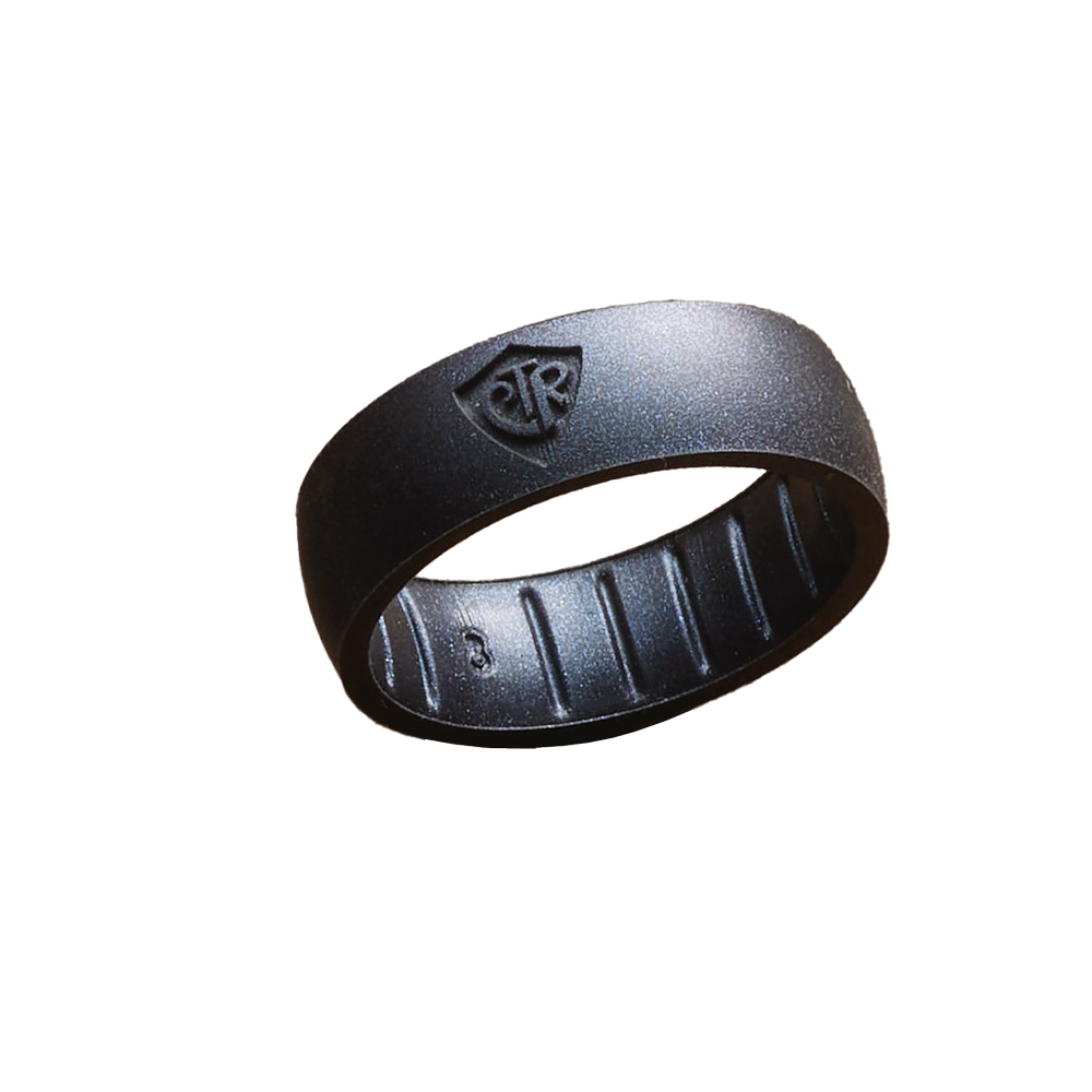 Silicone Black Pearl CTR Ring,  Silicone Black Pearl CTR Ring