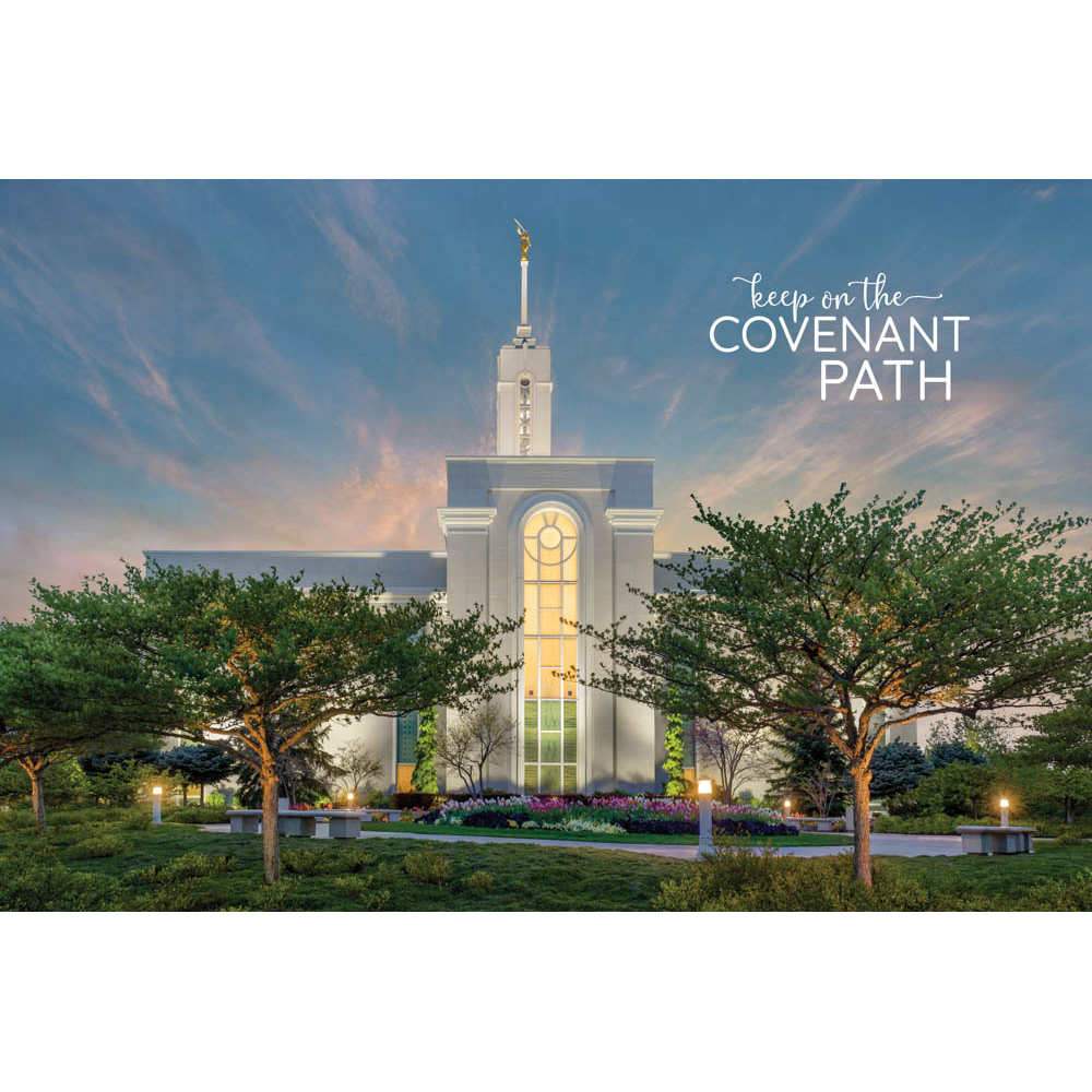 Mt. Timpanogos Temple Repositionable Poster