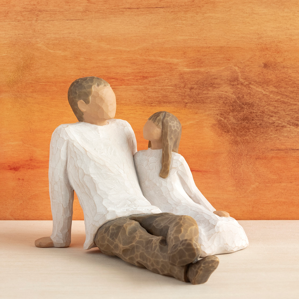 Father and Daughter Figurine, , large image number 4