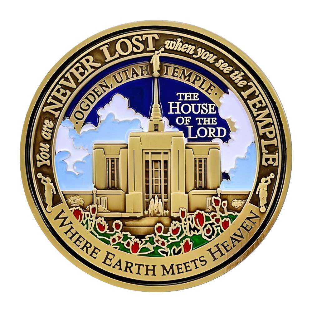 Ogden Utah Temple Medallion Coin