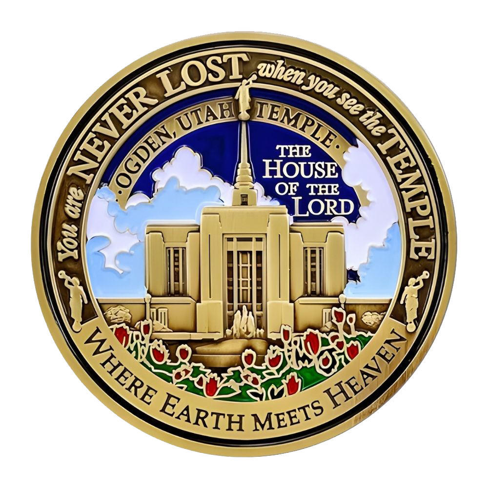 Ogden Utah Temple Medallion Coin