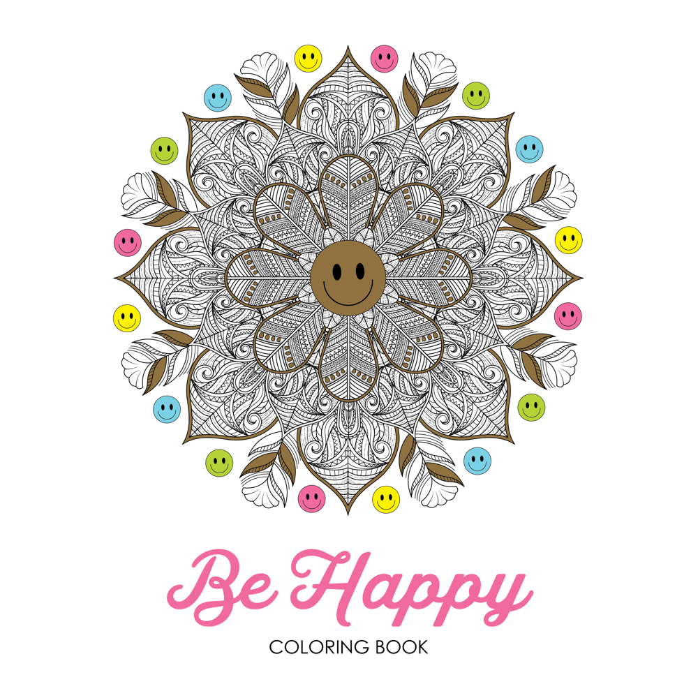 Be Happy Coloring Book, , large image number 0