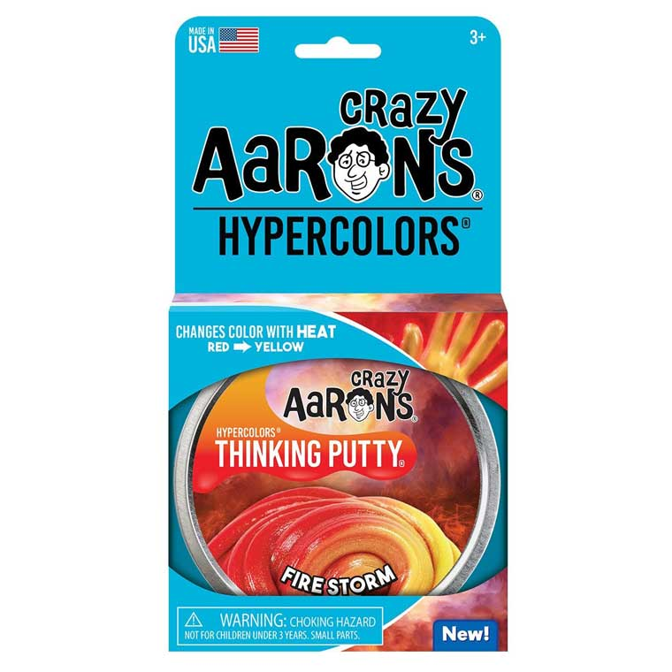 Fire Storm Hypercolors Thinking Putty