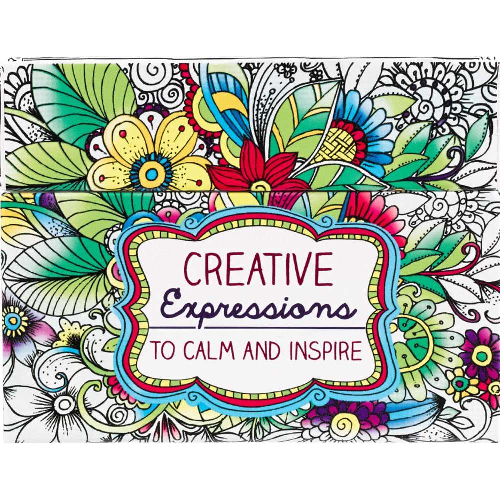 Creative Expressions to Calm and Inspire Boxed Coloring Cards