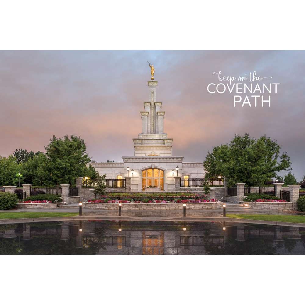 Columbia River Temple Repositionable Poster, , large image number 0