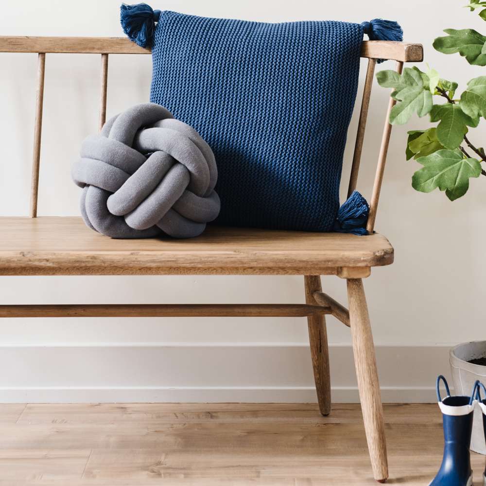 Navy Throw Pillow, , large image number 6