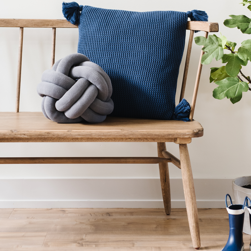 Navy Throw Pillow, , large image number 6