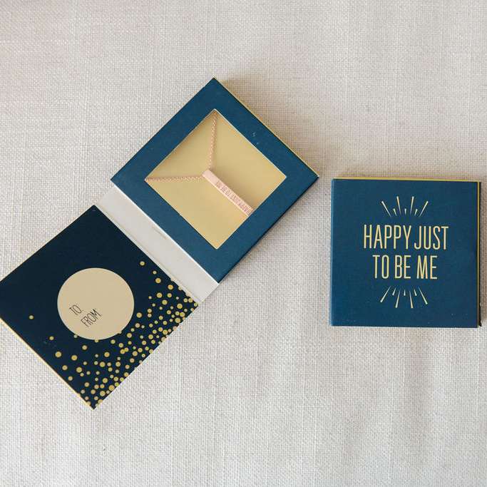 Happy Just to Be Me Necklace, , large