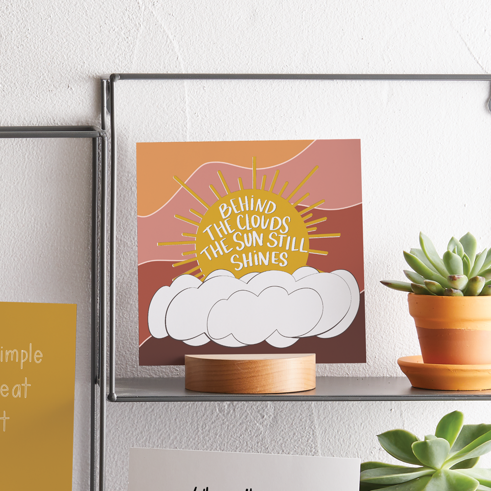 Behind the Clouds (7x7 Print), , large image number 2